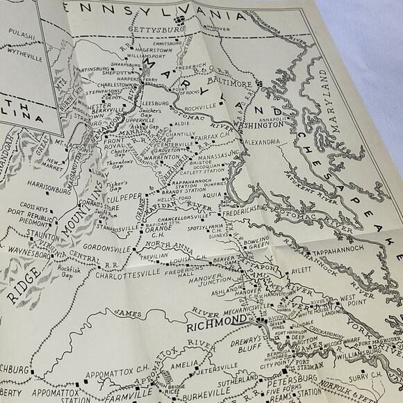 Lee's Lieutenants: A Study in command Vol 3: Gettysburg to Appomattox 1945 w Map - Picture 14 of 16